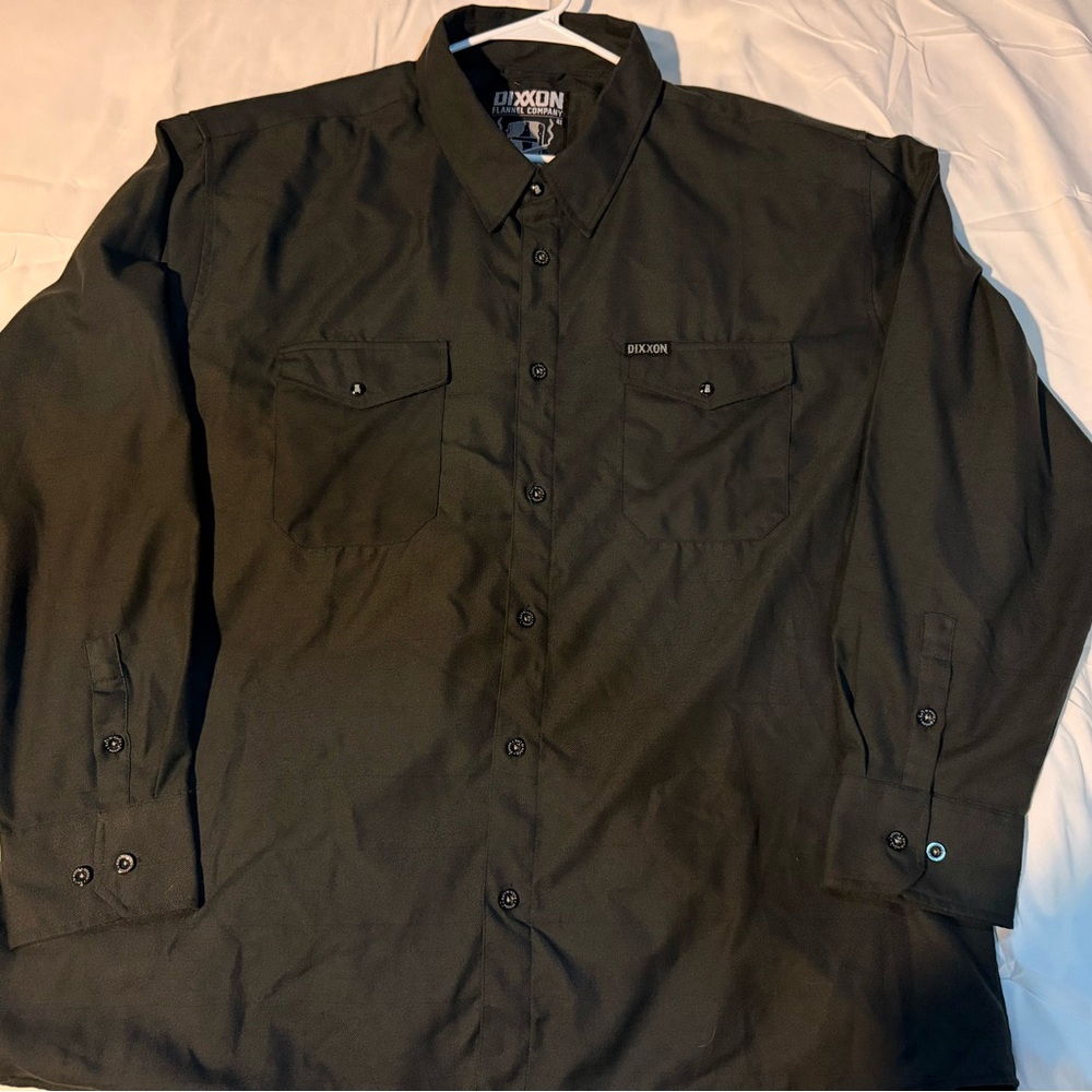 DIXXON Black Flannel Shirt